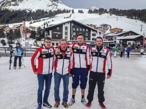 Skiteam Reinerzau beim Skirennen "Der Weiße Ring" in Lech
